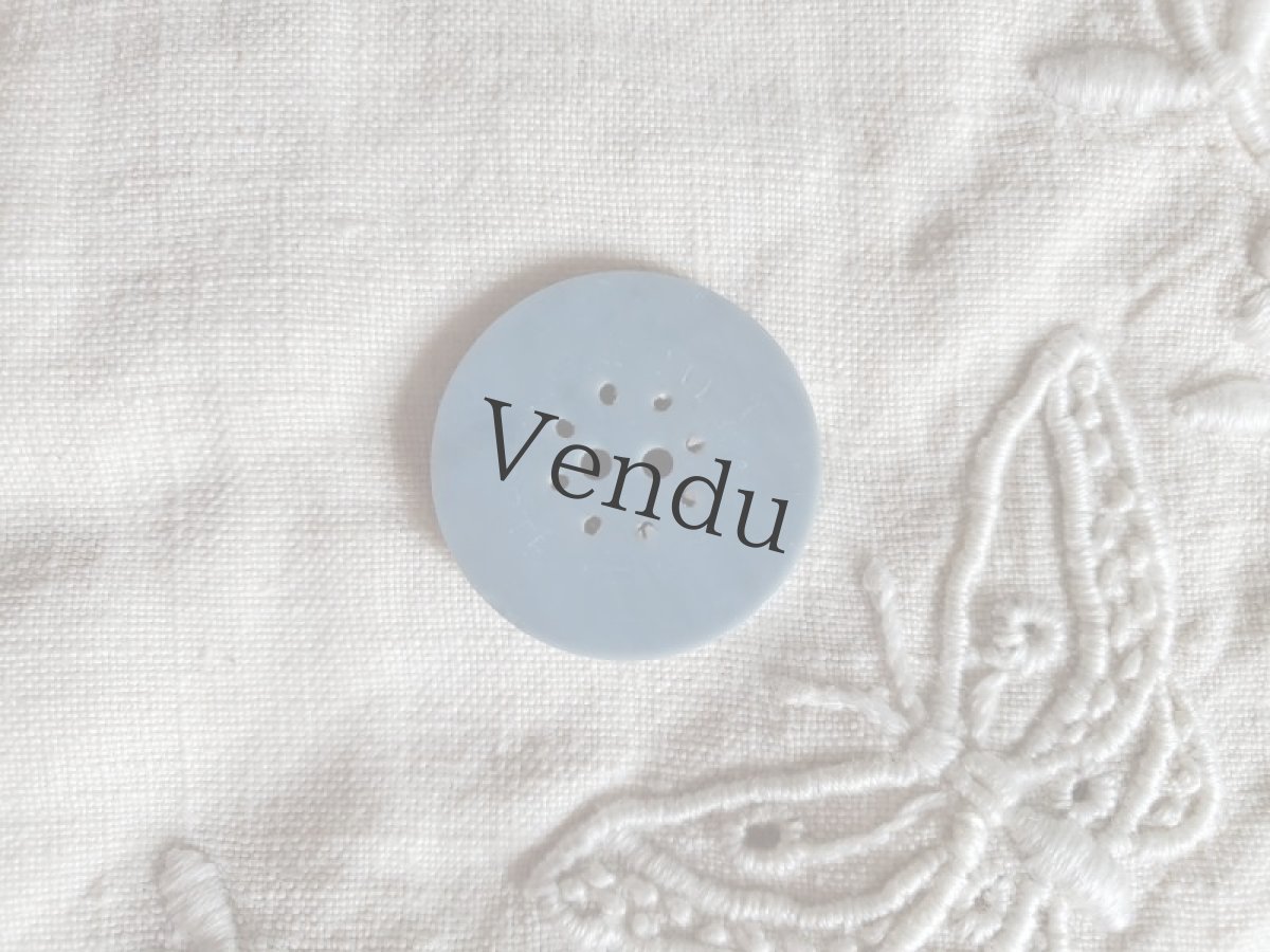 画像3: オランダヴィンテージ　お花型抜きボタン 23mm (3)