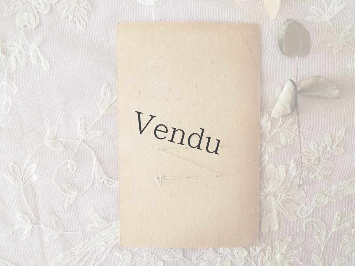 画像4: フランスヴィンテージ　ピンクのボタンシート 13mm (4)