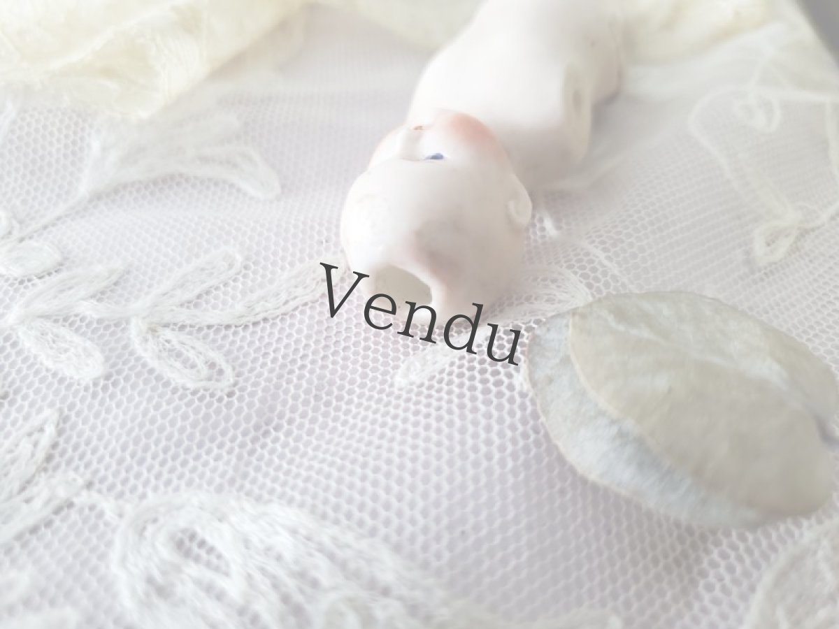 画像10: ドイツ 1890－1910年  紙箱入りのビスクドール ミニョネット (10)