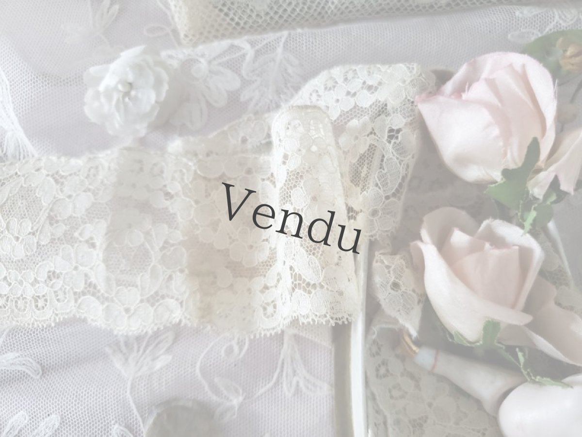 画像13: ドイツ 1890－1910年  紙箱入りのビスクドール ミニョネット (13)