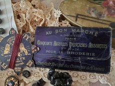 画像9: フランスアンティーク　AU BON MARCHÉの刺繍針 (9)