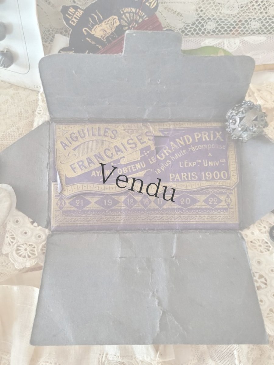 画像5: フランスアンティーク　AU BON MARCHÉの刺繍針 (5)