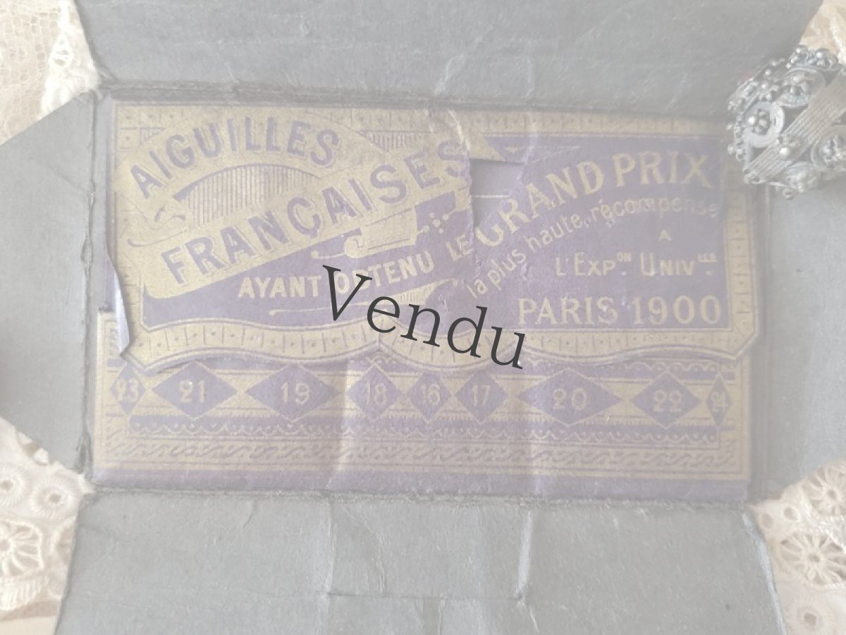 画像6: フランスアンティーク　AU BON MARCHÉの刺繍針 (6)