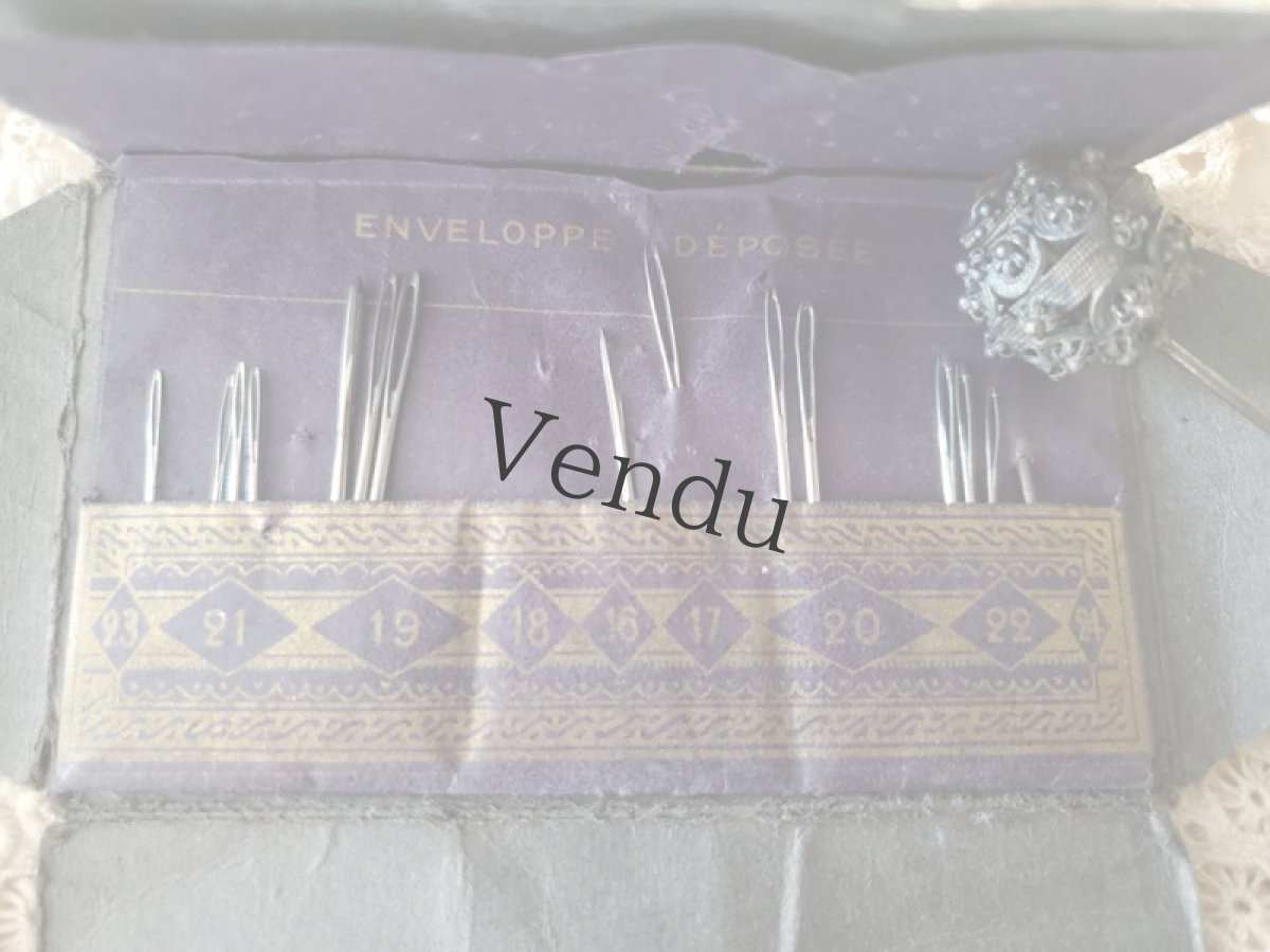 画像7: フランスアンティーク　AU BON MARCHÉの刺繍針 (7)
