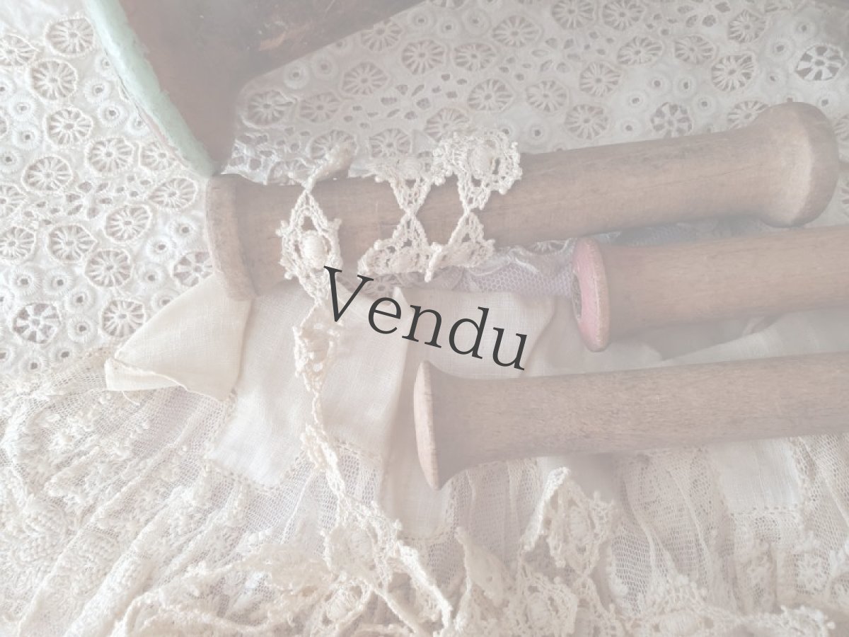 画像6: フランスアンティーク　木製糸巻き5本セット (6)