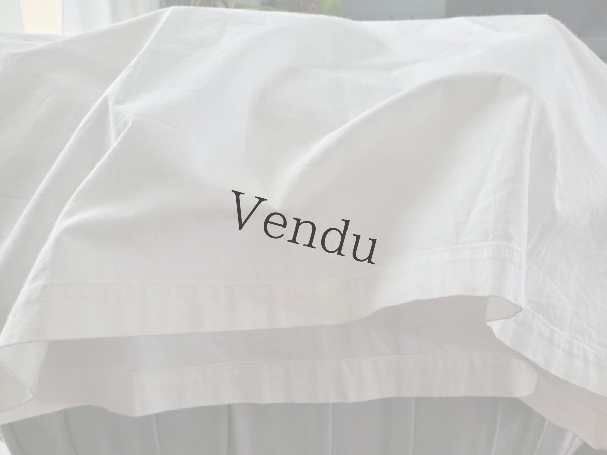 画像10: フランスアンティーク　コットンワンピース (10)