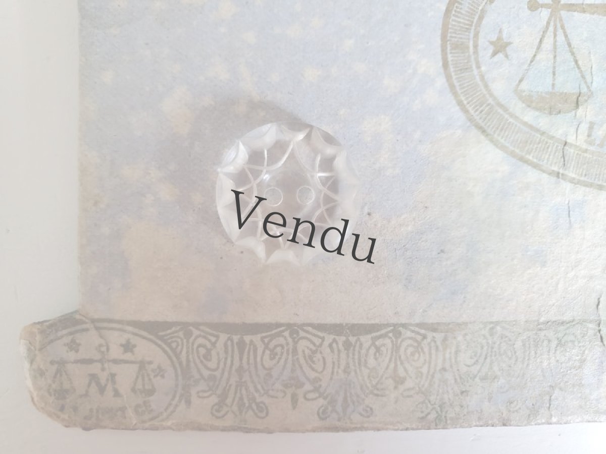 画像4: フランス1930-40年代　ルーサイトボタン 18mm (4)