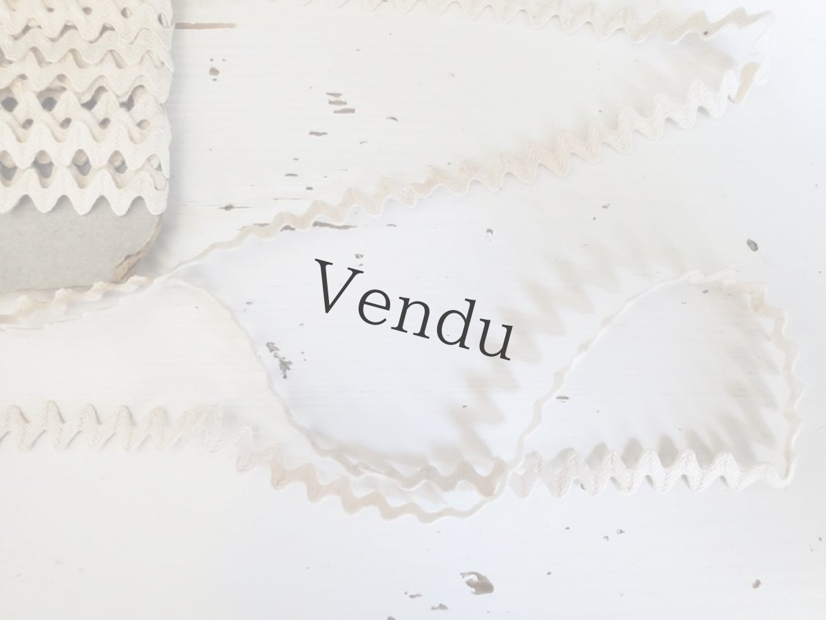 画像4: フランスヴィンテージ　台紙つきレーストリム 805cm (4)