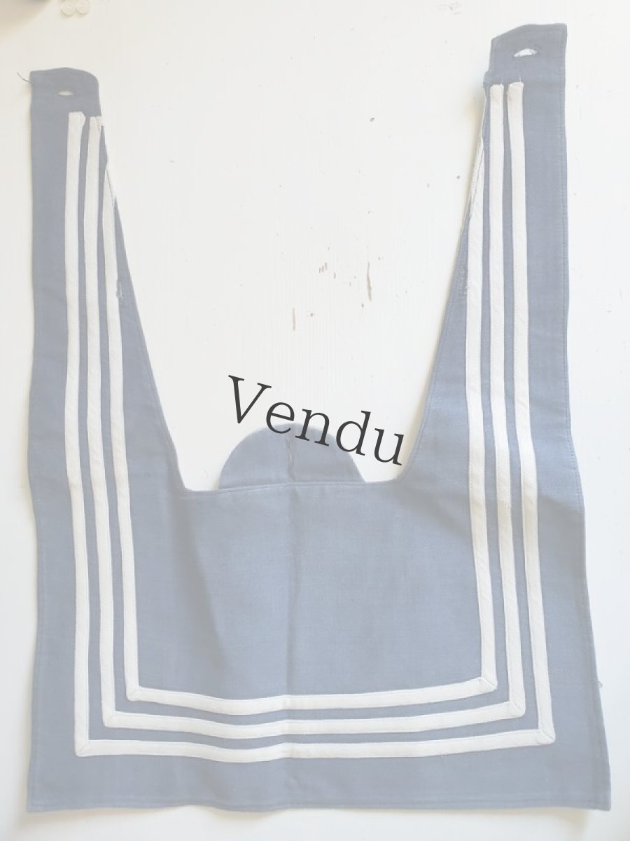 画像2: フランスアンティーク　水兵さんのセーラー襟 (2)