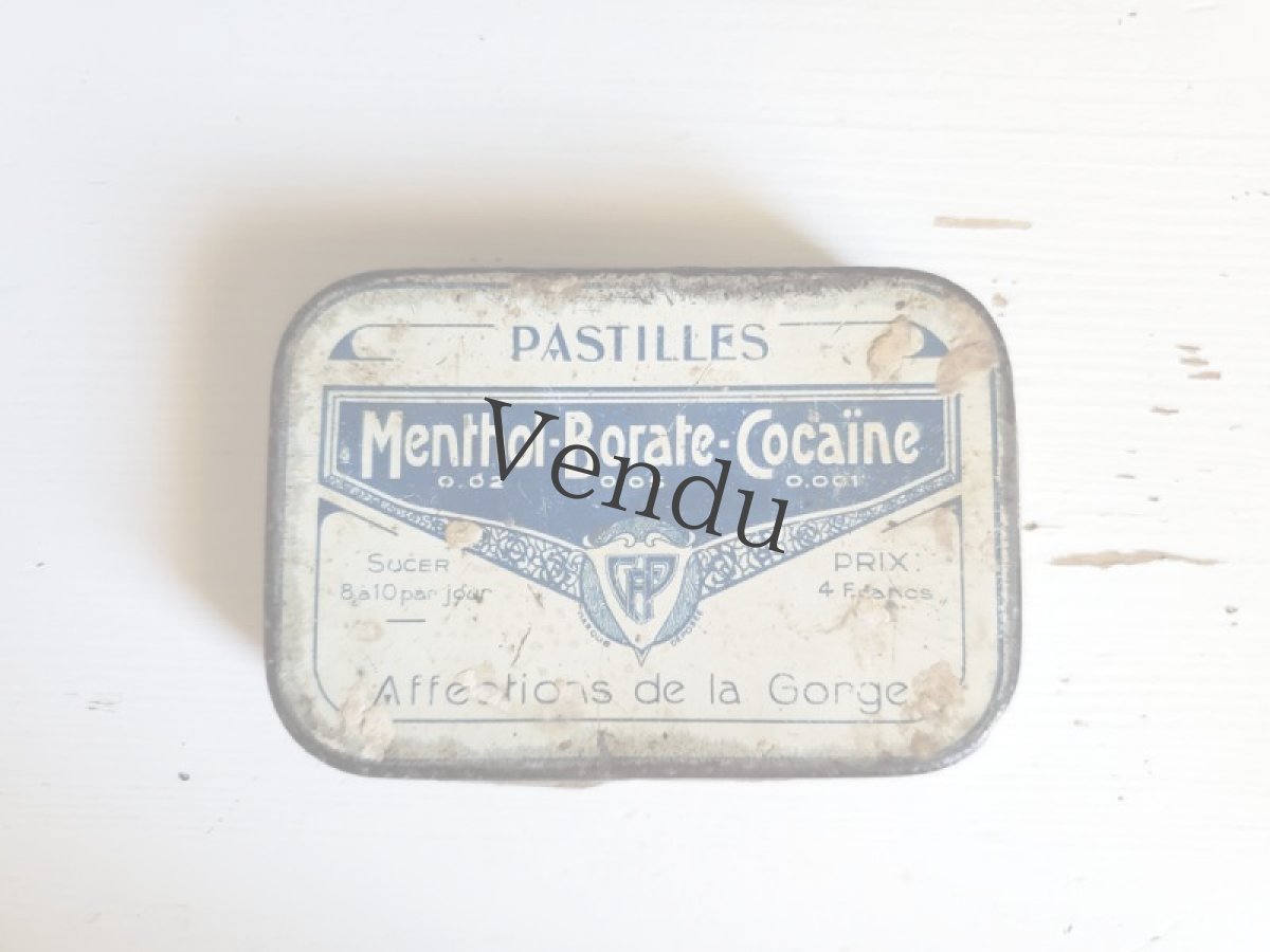 画像4: フランスアンティーク　Tin缶入り メルスリーセット (4)