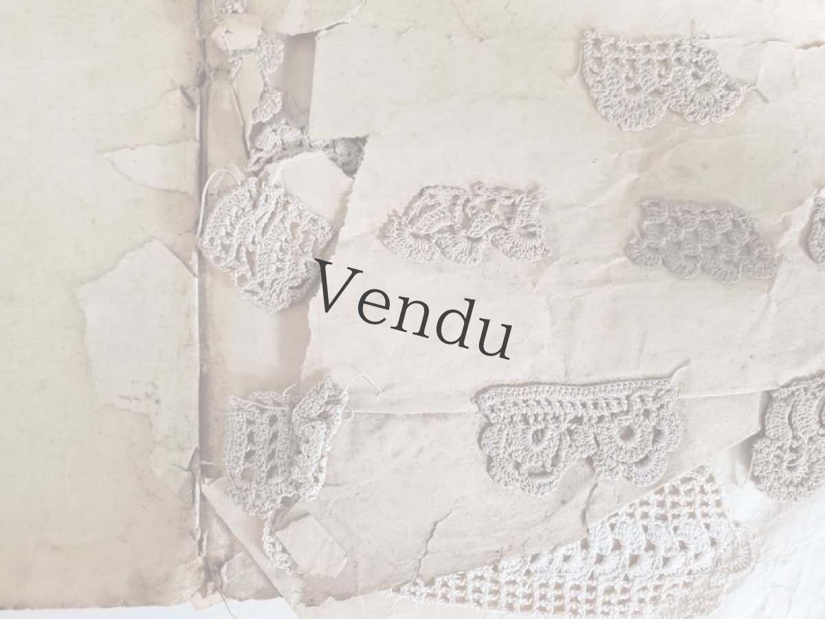 画像2: フランスアンティーク　クロッシェレース見本帳 (2)