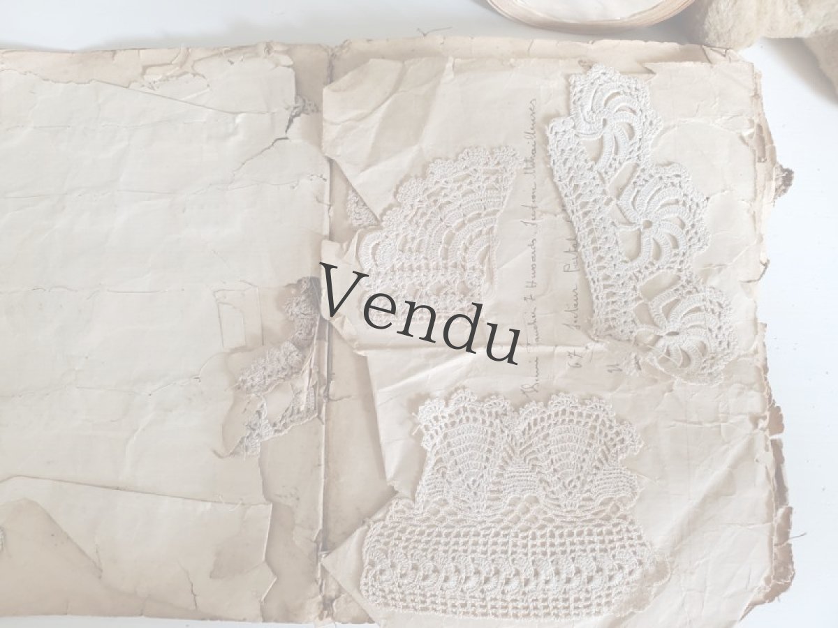画像3: フランスアンティーク　クロッシェレース見本帳 (3)