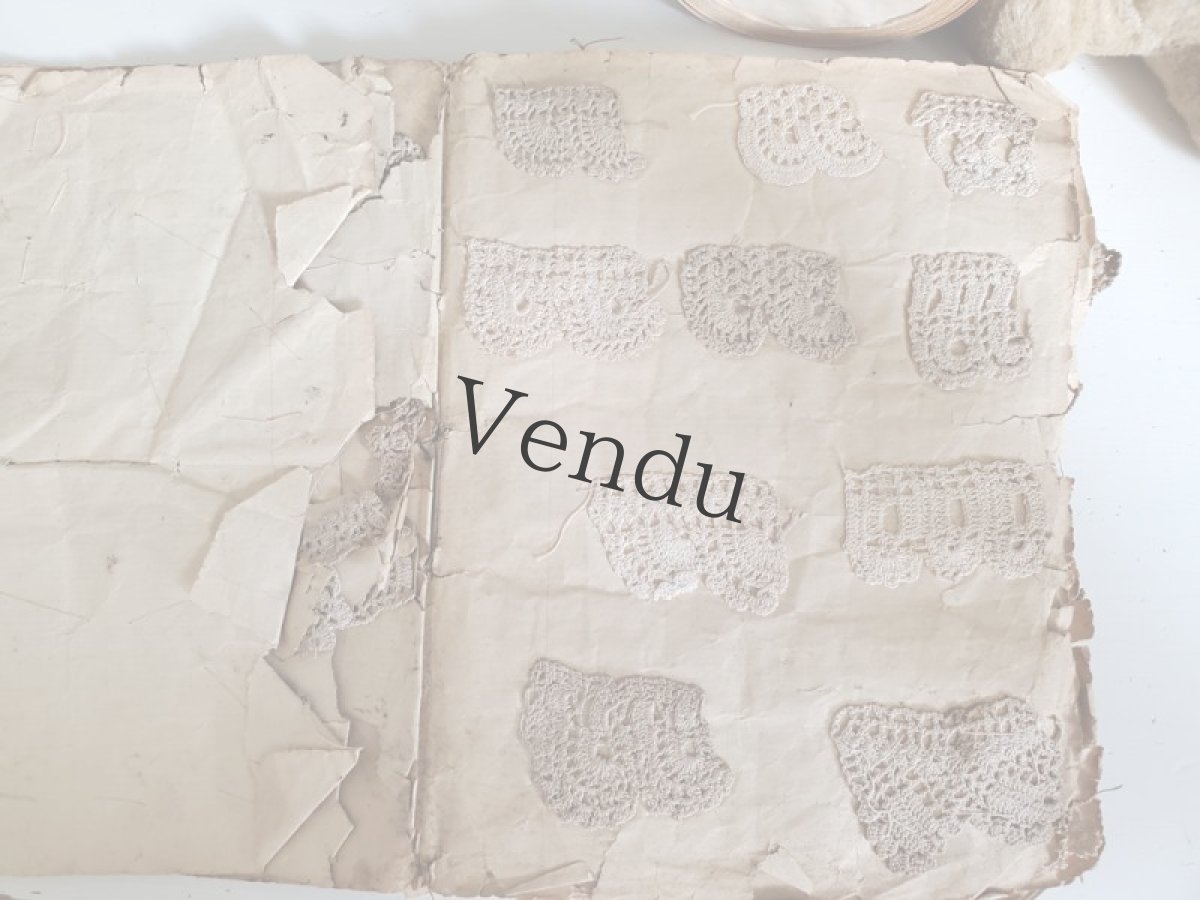 画像4: フランスアンティーク　クロッシェレース見本帳 (4)