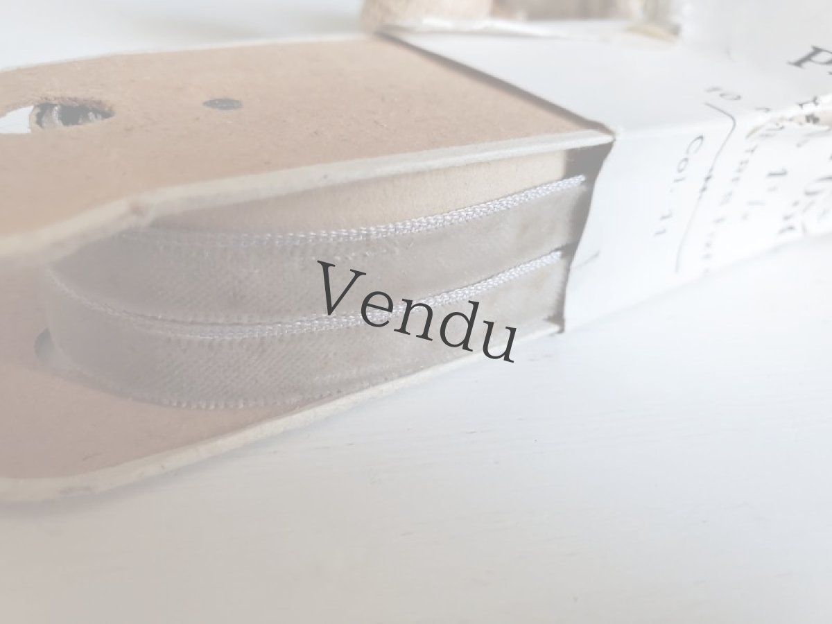 画像4: フランスアンティーク　巻きリボン ロング Pon_1050 No.1 1/2 (4)