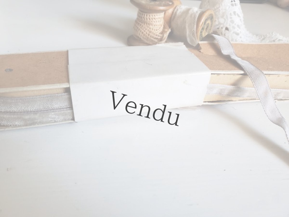 画像5: フランスアンティーク　巻きリボン ロング Pon_1050 No.1 1/2 (5)