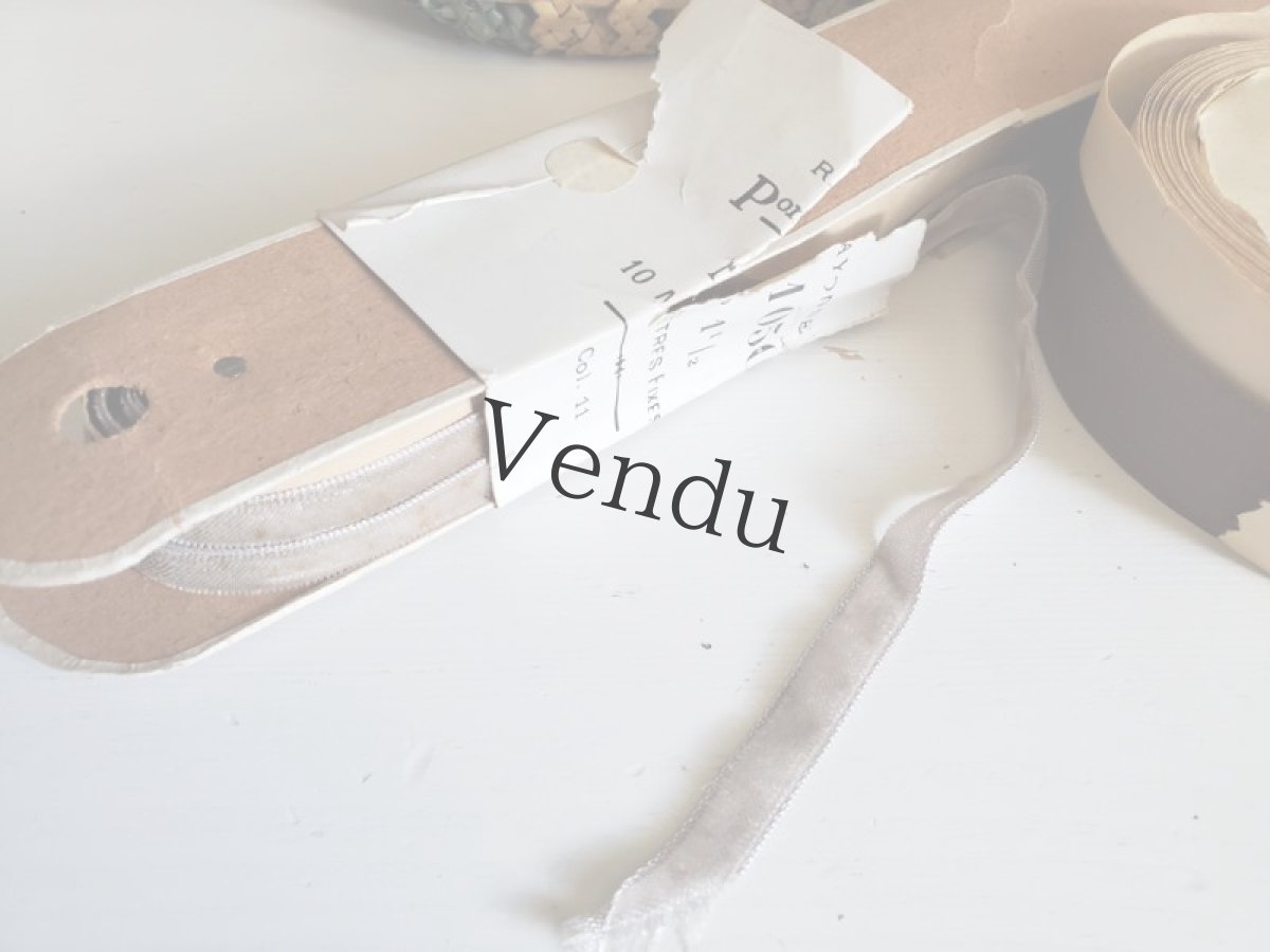 画像3: フランスアンティーク　巻きリボン ロング Pon_1050 No.1 1/2 (3)