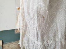 画像12: フランスアンティーク　白糸刺繍ベビードレス (12)