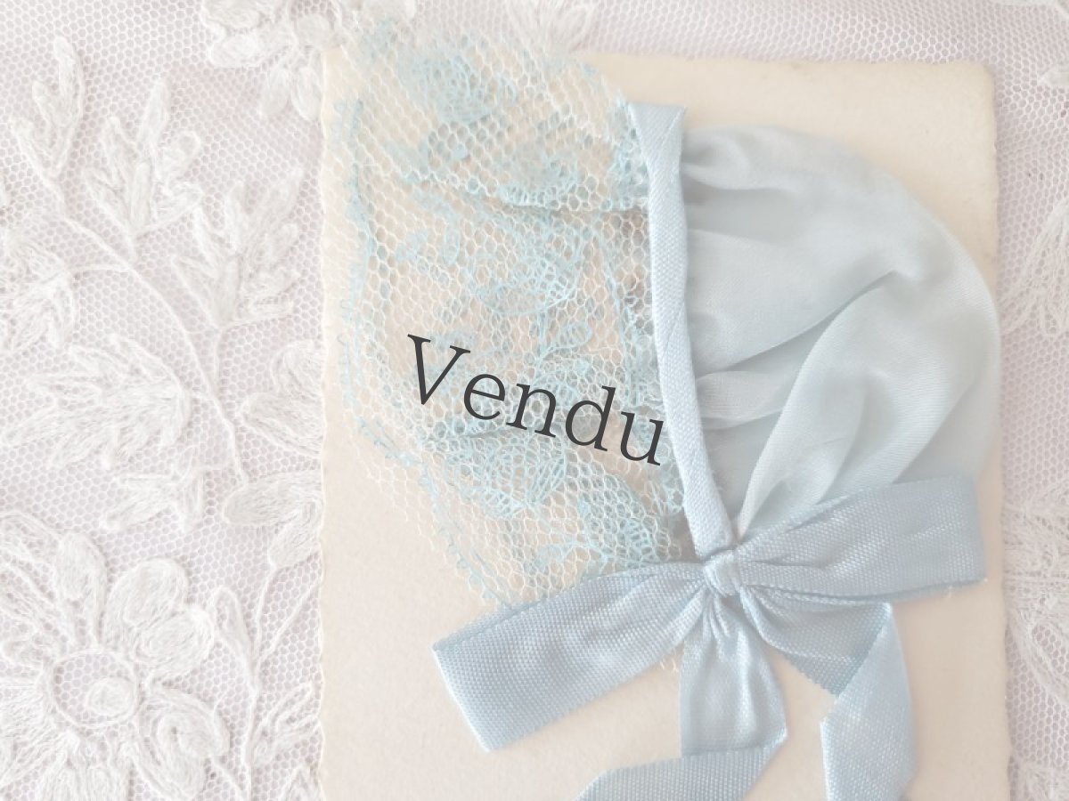 画像3: フランスアンティーク Ste-Catherine ボネ ポストカード2枚組セット (3)