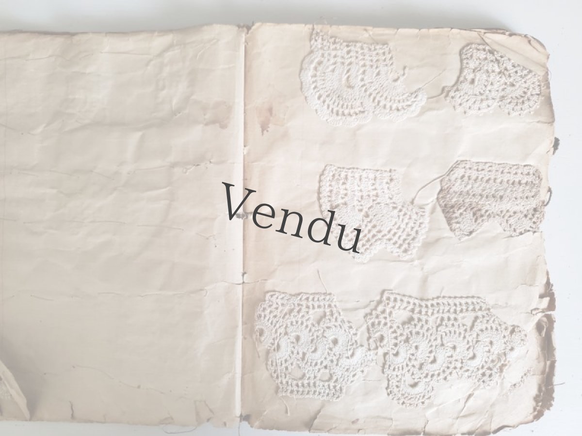 画像6: フランスアンティーク　クロッシェレース見本帳 (6)