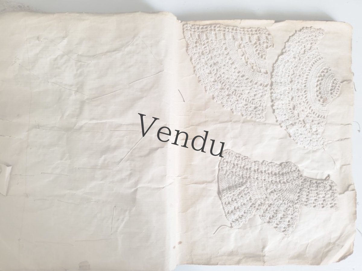 画像12: フランスアンティーク　クロッシェレース見本帳 (12)