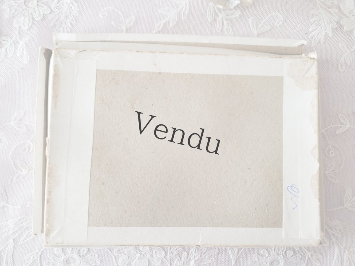 画像8: フランスアンティーク　Plumetis-Express 箱入り 刺繍イニシャルシート "B" No.3&10 (8)