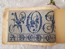 画像4: フランスアンティーク　MAISON SAJOU 刺繍アルファベット図案 Album No.604 (4)