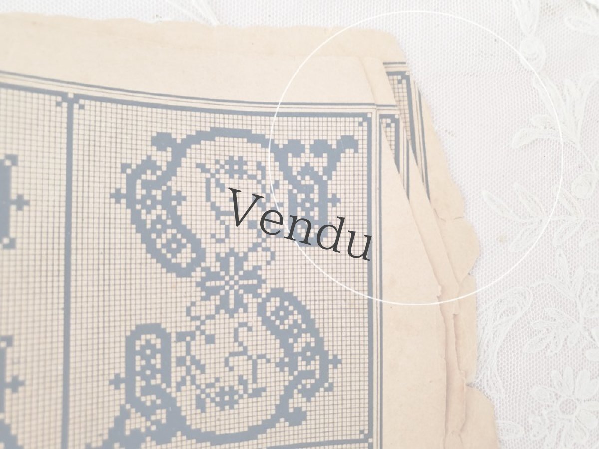 画像10: フランスアンティーク　MAISON SAJOU 刺繍アルファベット図案 Album No.604 (10)