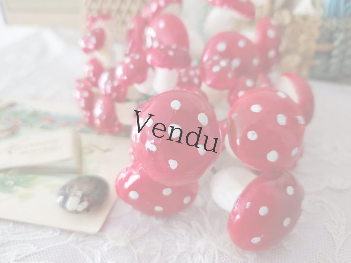 画像3: フランスヴィンテージ　楽しいきのこセット (3)