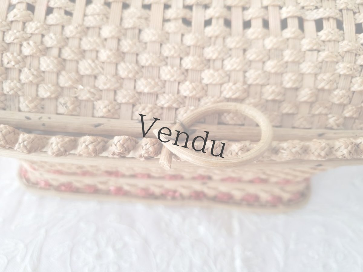 画像7: フランスヴィンテージ　お洒落なパニエ (7)