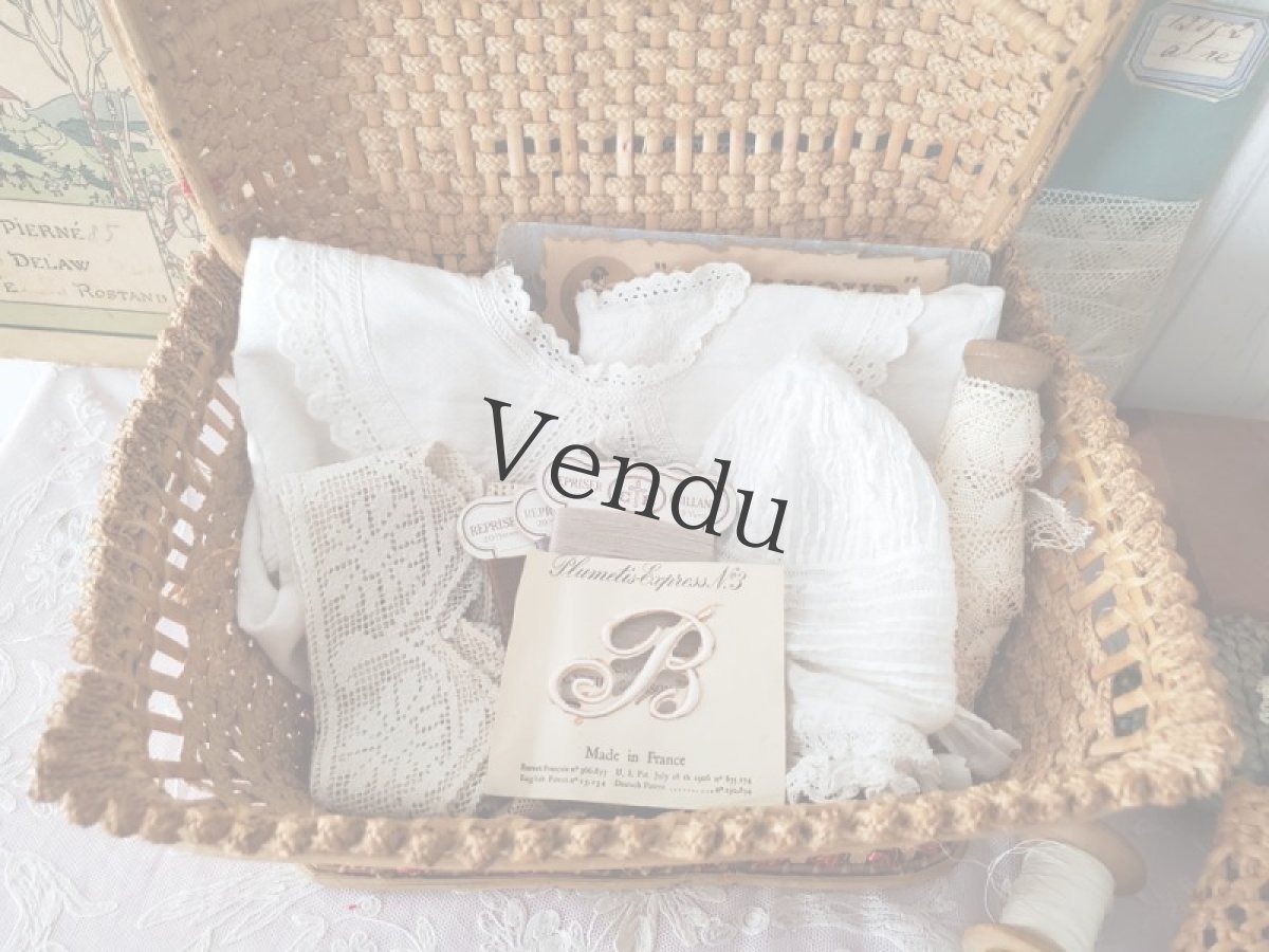 画像3: フランスヴィンテージ　お洒落なパニエ (3)