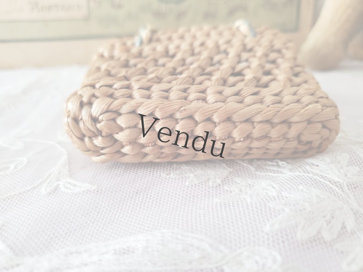 画像3: フランス 1950－1960年  手提げバッグ風ドールパニエ (3)