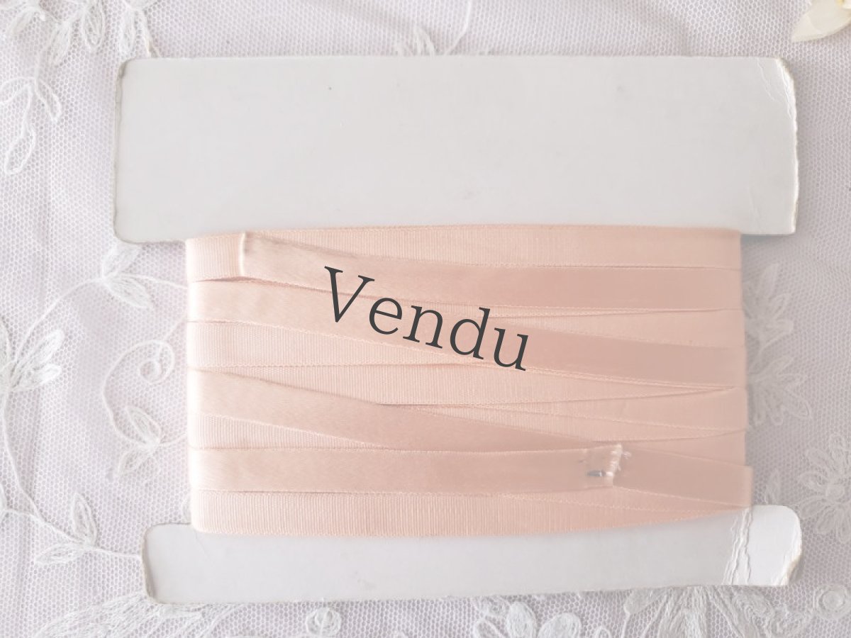 画像5: フランスヴィンテージ　巻きリボン "MONAMOUR" (5)