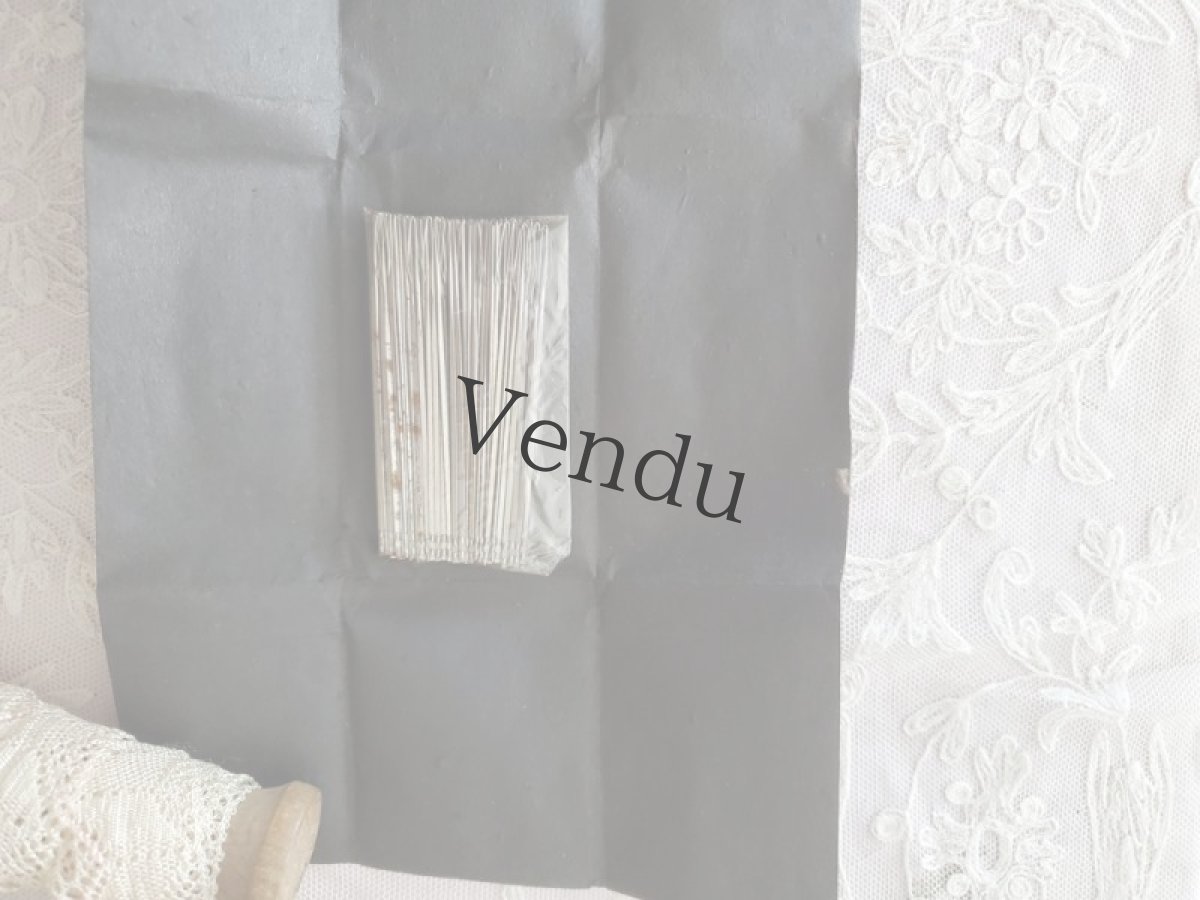 画像3: フランスヴィンテージ　うさぎのパッケージ　とじ針 (3)