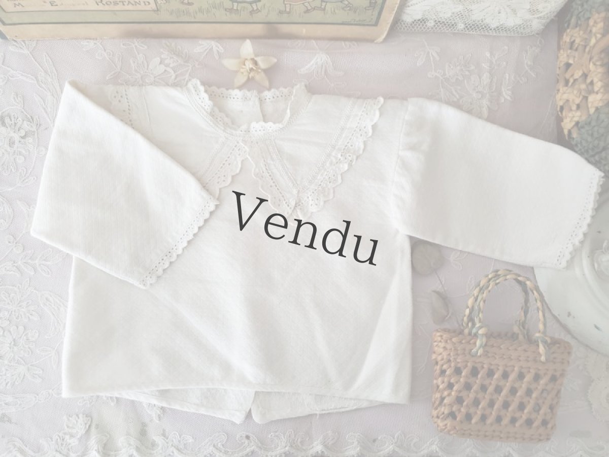 画像2: フランスヴィンテージ　べべのブラウス (2)