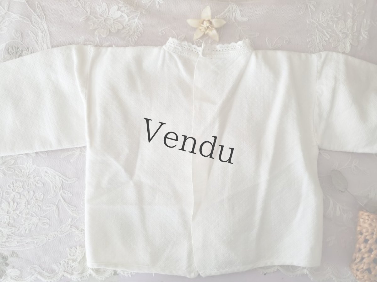 画像6: フランスヴィンテージ　べべのブラウス (6)