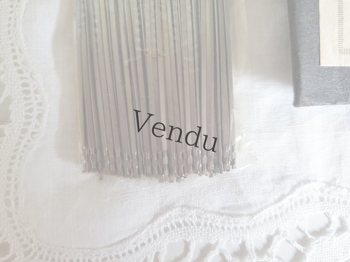 画像6: フランスヴィンテージ　うさぎのパッケージ　とじ針 (6)