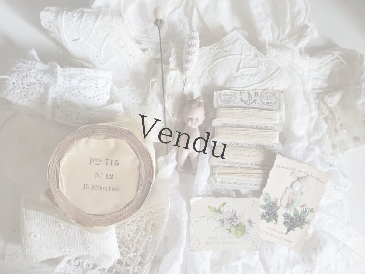 画像5: フランスアンティーク こぶりな卵型のハットピン 20cm (5)