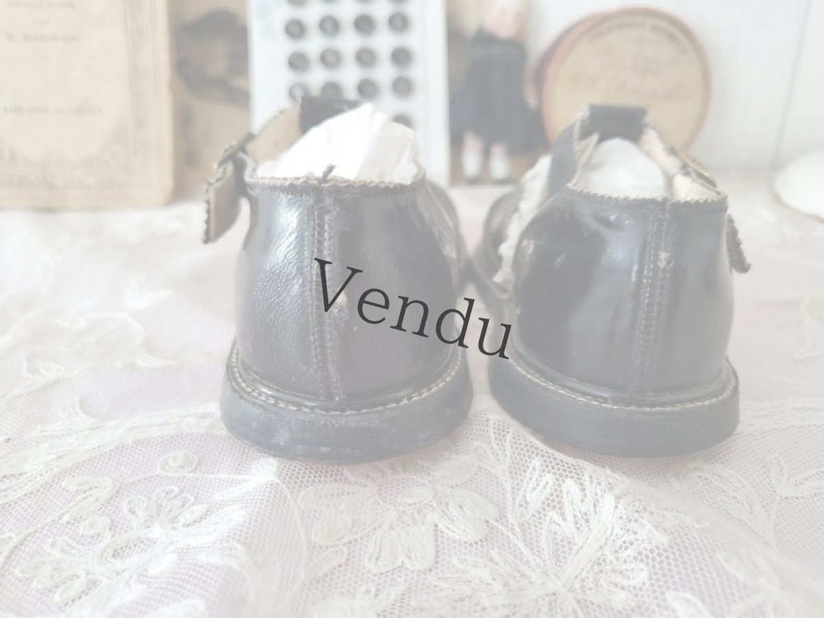 画像7: フランス 1900年前後 Tストラップベビーシューズ（コレクション用） (7)