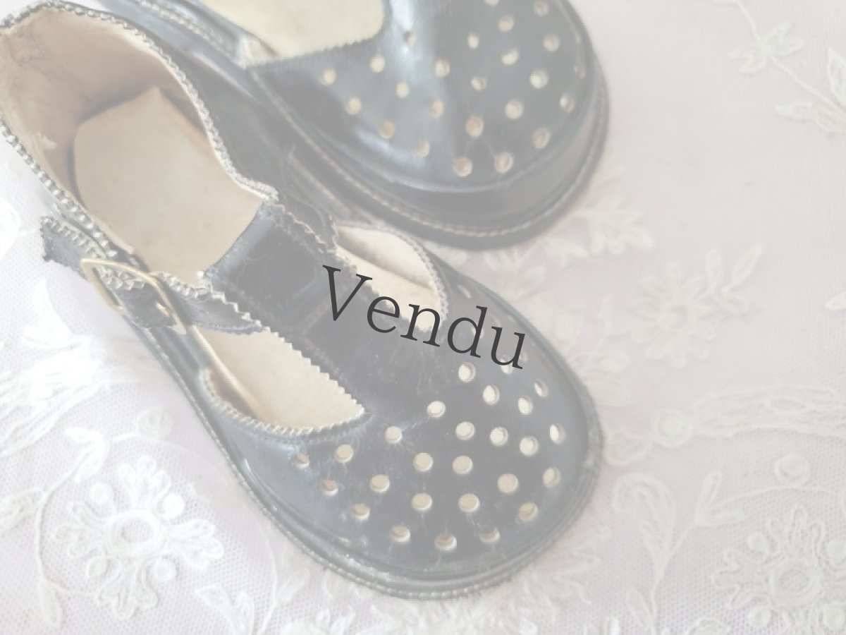 画像3: フランス 1900年前後 Tストラップベビーシューズ（コレクション用） (3)