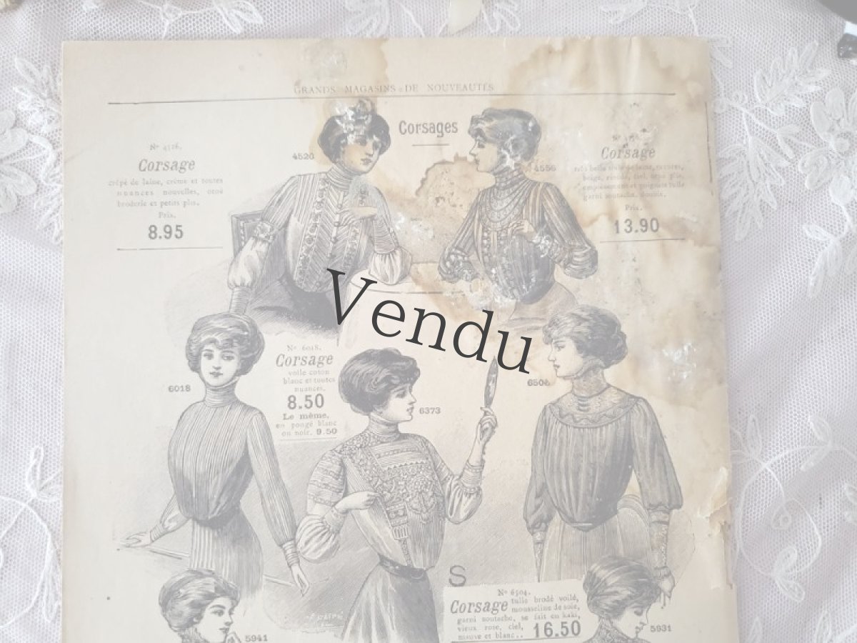 画像14: フランス 19世紀末  PARIS-NIMES 秋冬カタログ (14)