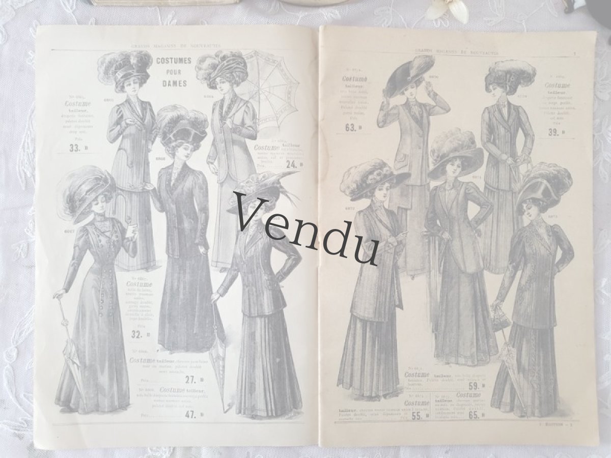 画像2: フランス 19世紀末  PARIS-NIMES 秋冬カタログ (2)