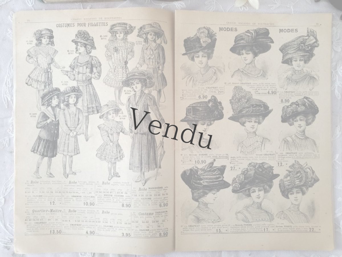 画像4: フランス 19世紀末  PARIS-NIMES 秋冬カタログ (4)