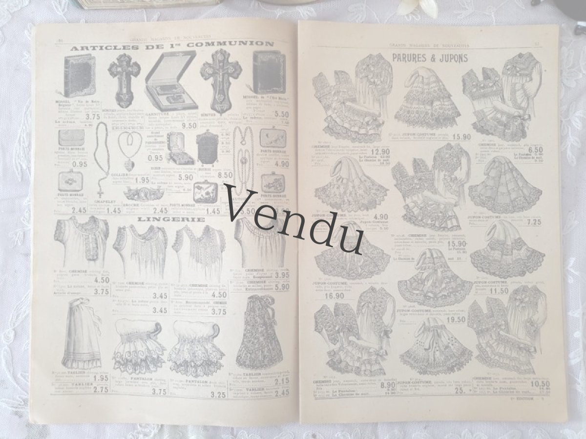 画像6: フランス 19世紀末  PARIS-NIMES 秋冬カタログ (6)