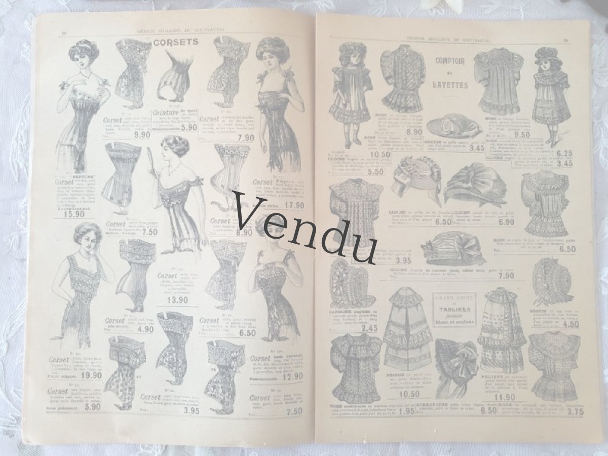 画像7: フランス 19世紀末  PARIS-NIMES 秋冬カタログ (7)