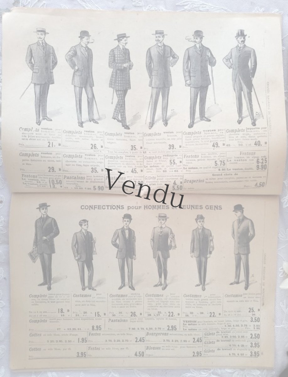 画像9: フランス 19世紀末  PARIS-NIMES 秋冬カタログ (9)