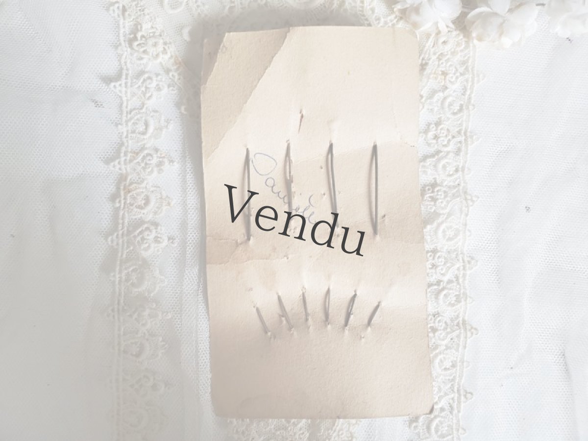 画像5: フランスアンティーク　パールのエパングルシート AU GRIFFON ホーリーカードつき (5)