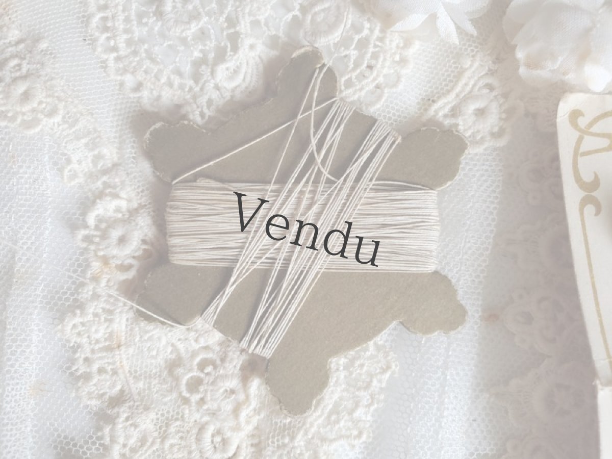 画像3: フランス 19世紀末 紙製リネン糸巻き HF CARTE D'OR 150 (3)