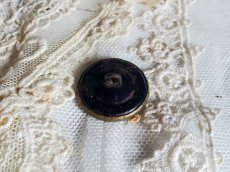 画像4: フランス 19世紀末 メタルボタン イリス  22mm (4)