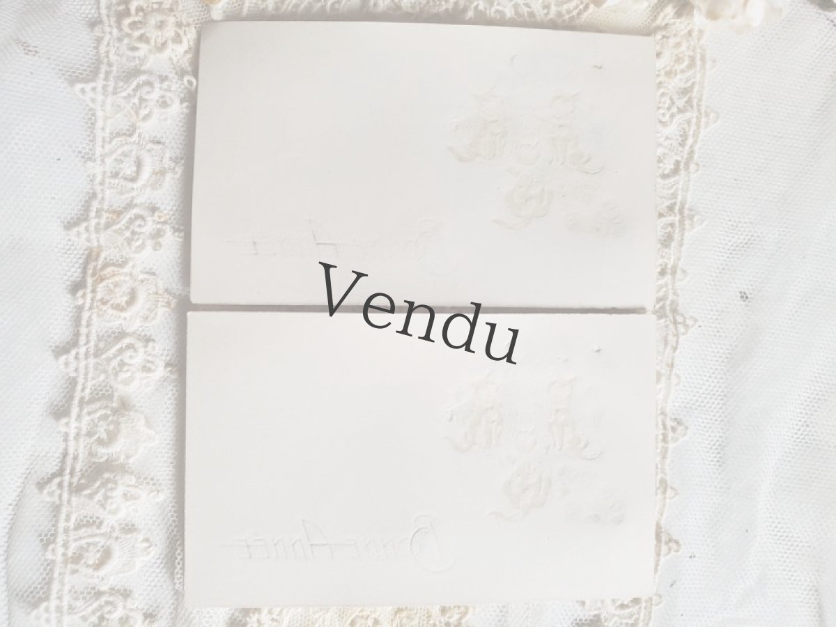 画像6: フランスアンティーク 黒猫たちのBONNE ANNÉE プチカードセット (6)