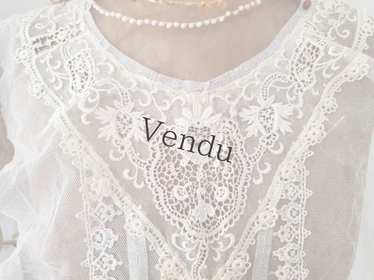 画像9: フランスアンティーク　ドレスパーツ (9)